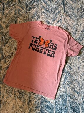 Kids "Texas Forever" Butterfly Graphic Tee